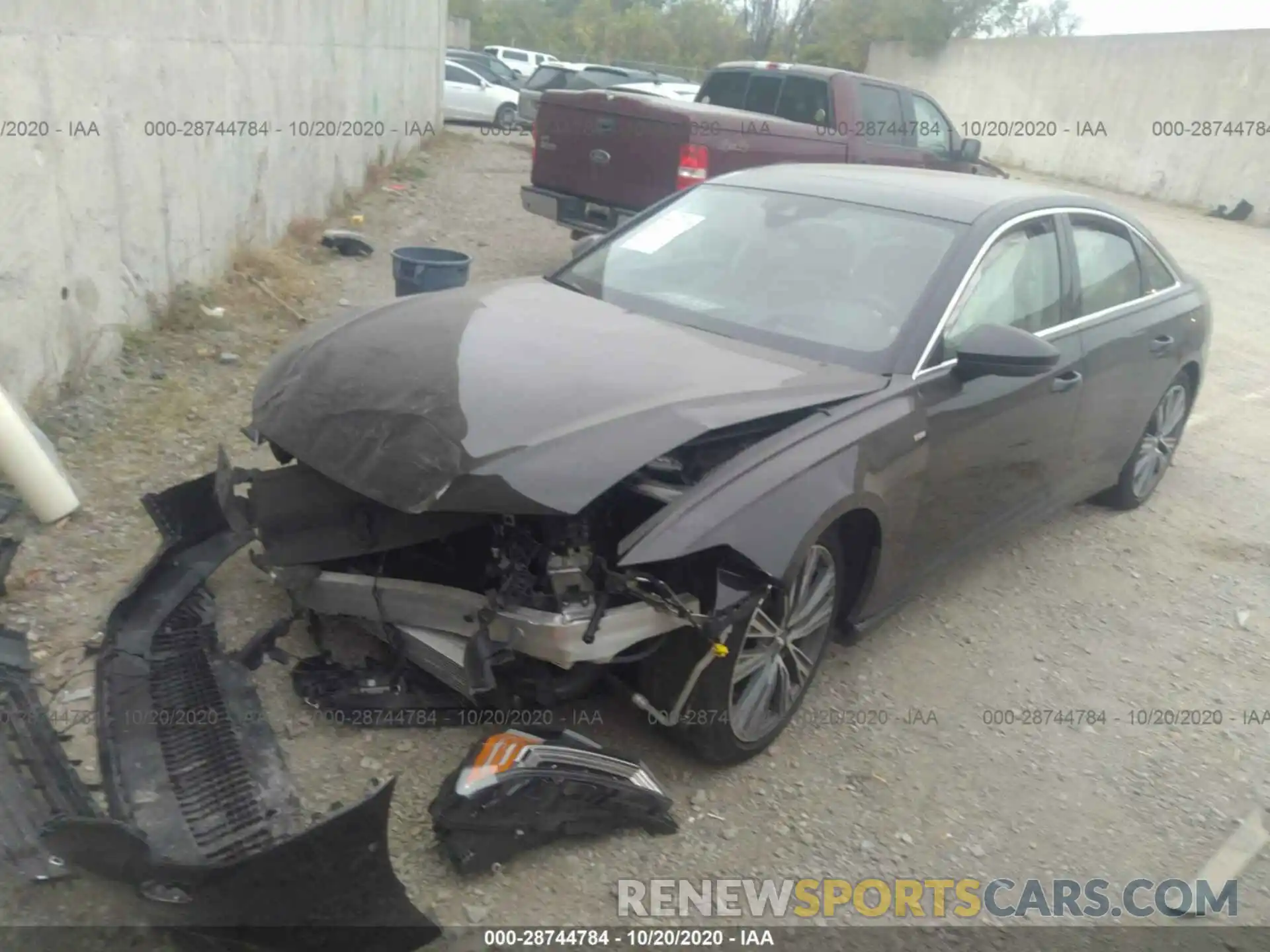 2 Photograph of a damaged car WAUM2AF26KN067330 AUDI A6 2019