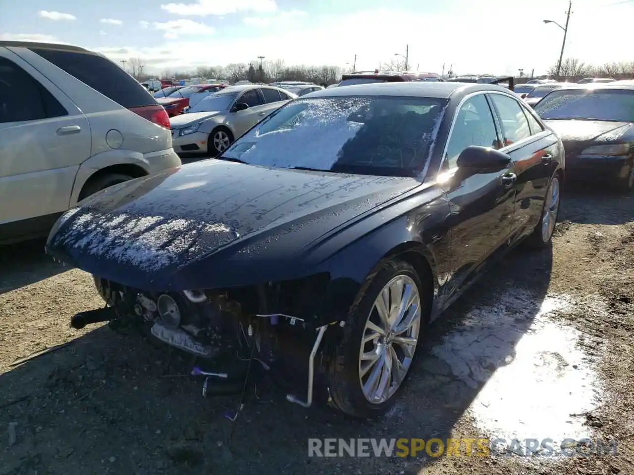 2 Photograph of a damaged car WAUM2AF26KN072575 AUDI A6 2019