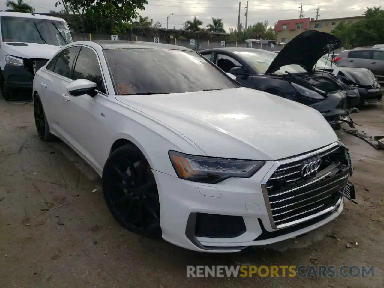 1 Photograph of a damaged car WAUM2AF26KN073497 AUDI A6 2019