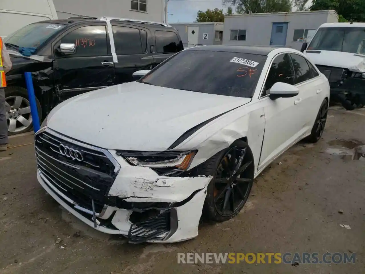 2 Photograph of a damaged car WAUM2AF26KN073497 AUDI A6 2019