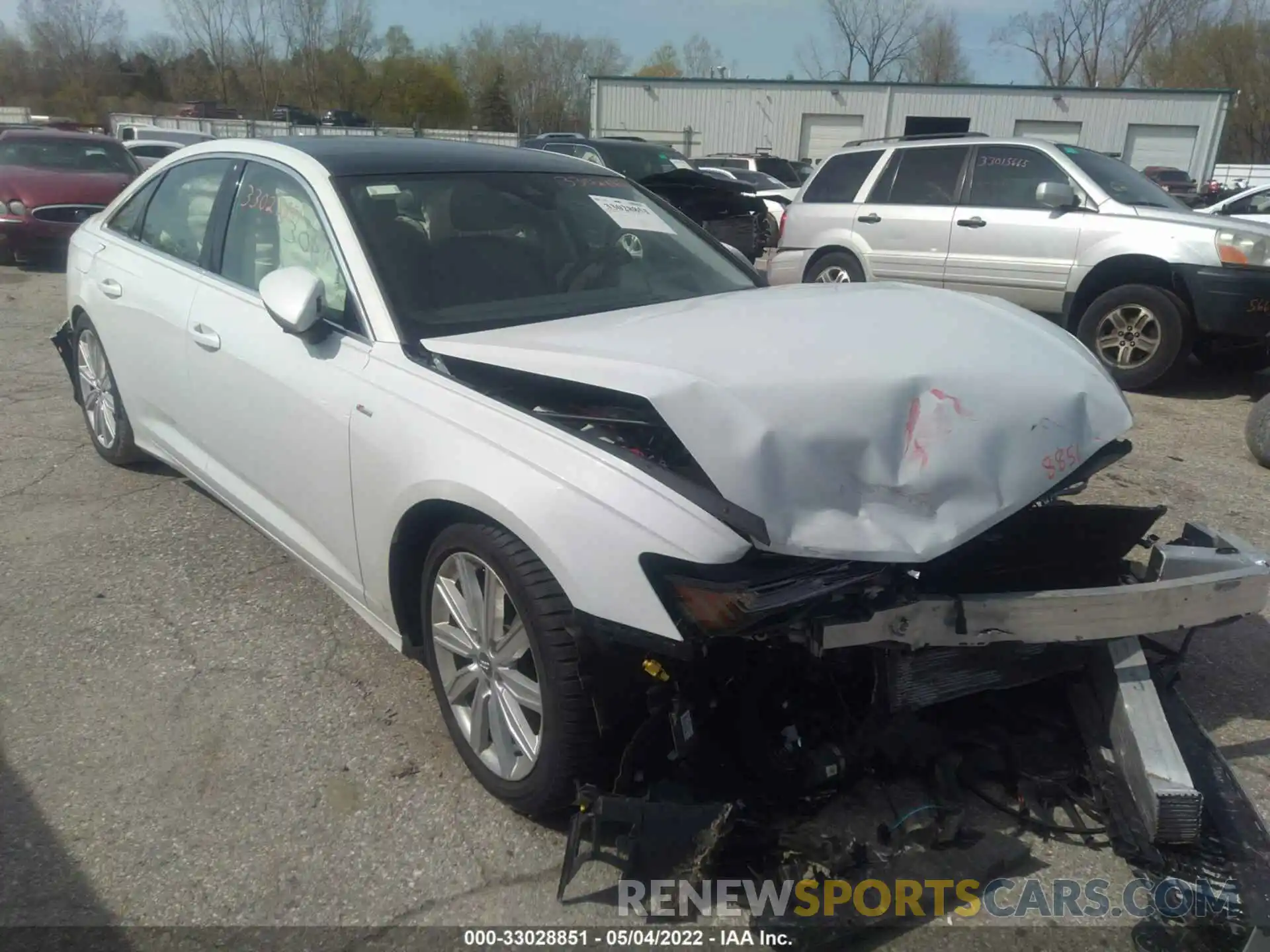 1 Photograph of a damaged car WAUM2AF26KN075105 AUDI A6 2019