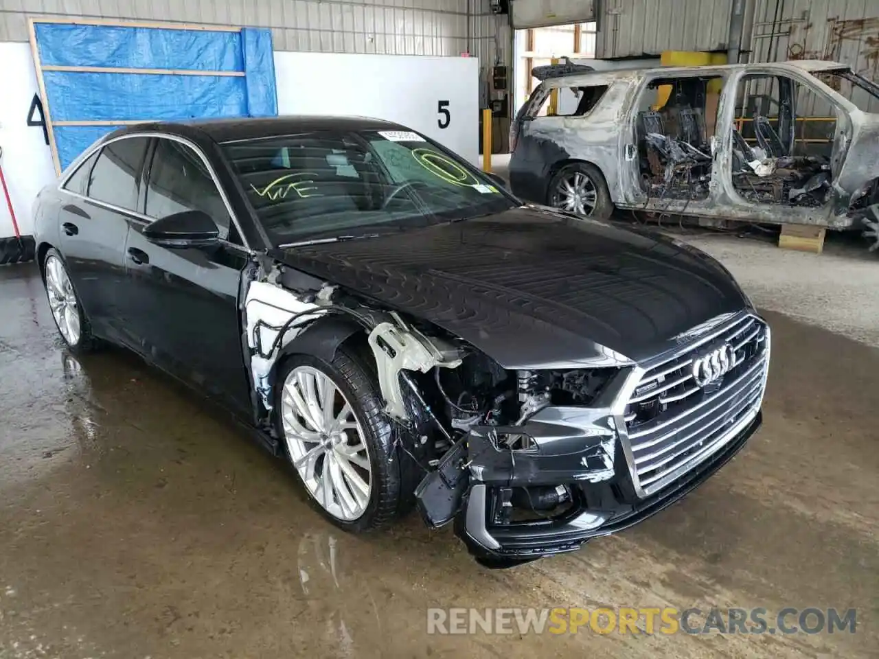 1 Photograph of a damaged car WAUM2AF26KN075315 AUDI A6 2019