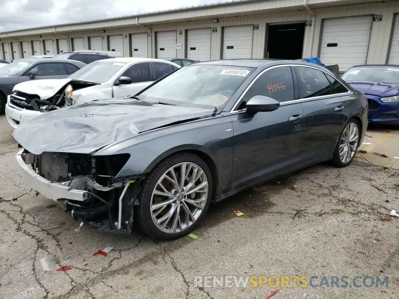 2 Фотография поврежденного автомобиля WAUM2AF27KN044283 AUDI A6 2019