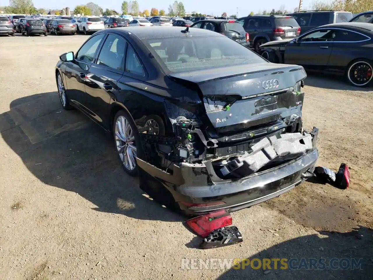 3 Photograph of a damaged car WAUM2AF27KN069202 AUDI A6 2019