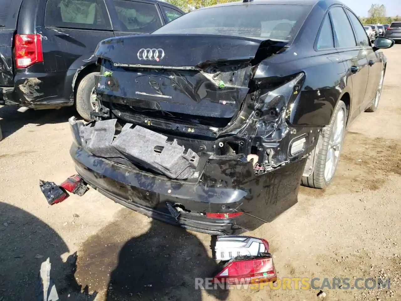 9 Photograph of a damaged car WAUM2AF27KN069202 AUDI A6 2019