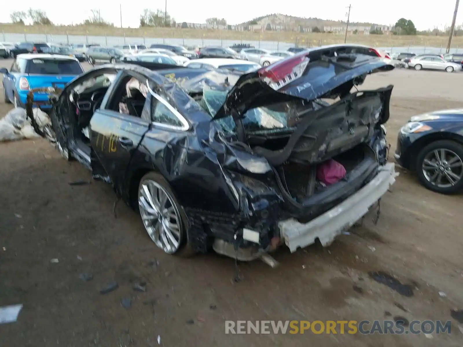 3 Photograph of a damaged car WAUM2AF28KN023796 AUDI A6 2019