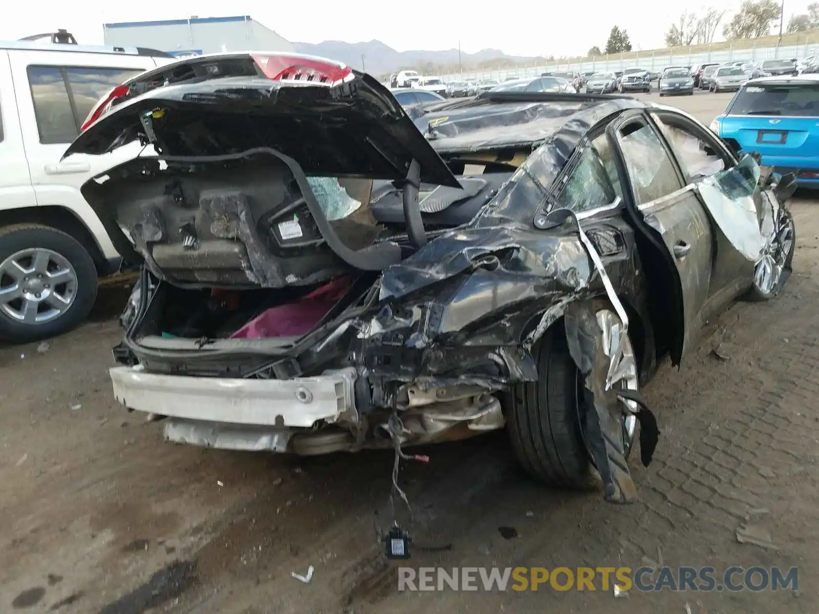 4 Photograph of a damaged car WAUM2AF28KN023796 AUDI A6 2019