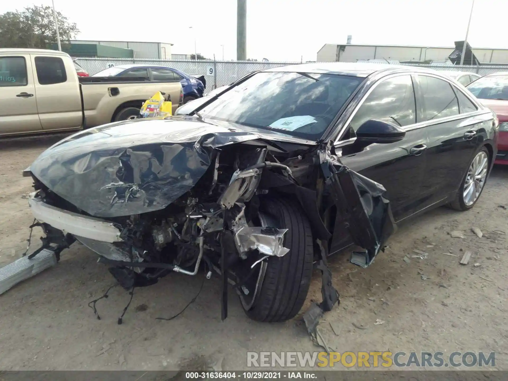 2 Photograph of a damaged car WAUM2AF28KN034099 AUDI A6 2019