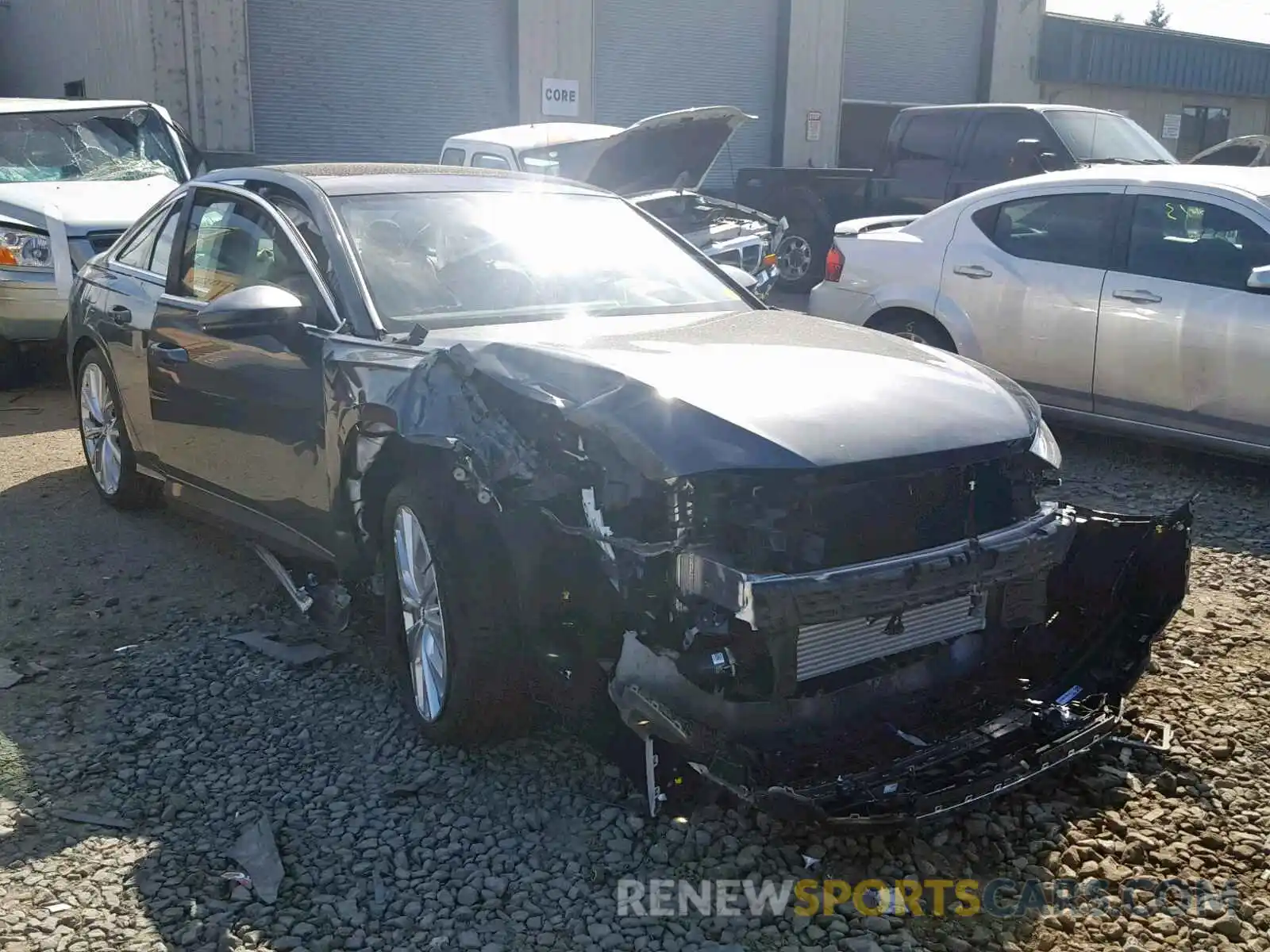 1 Photograph of a damaged car WAUM2AF28KN075008 AUDI A6 2019