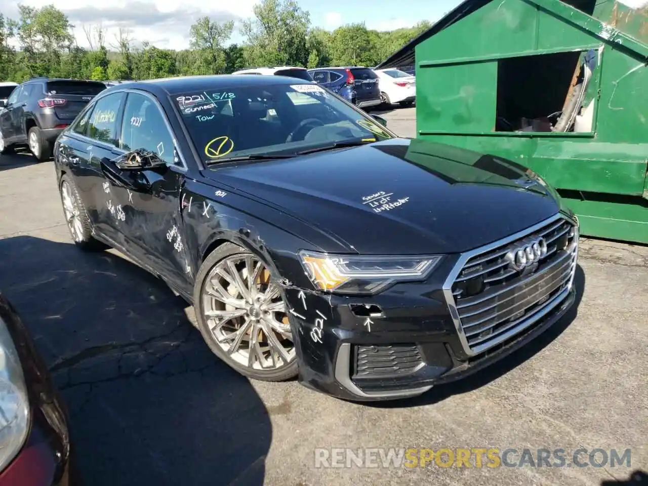 1 Photograph of a damaged car WAUM2AF29KN021510 AUDI A6 2019