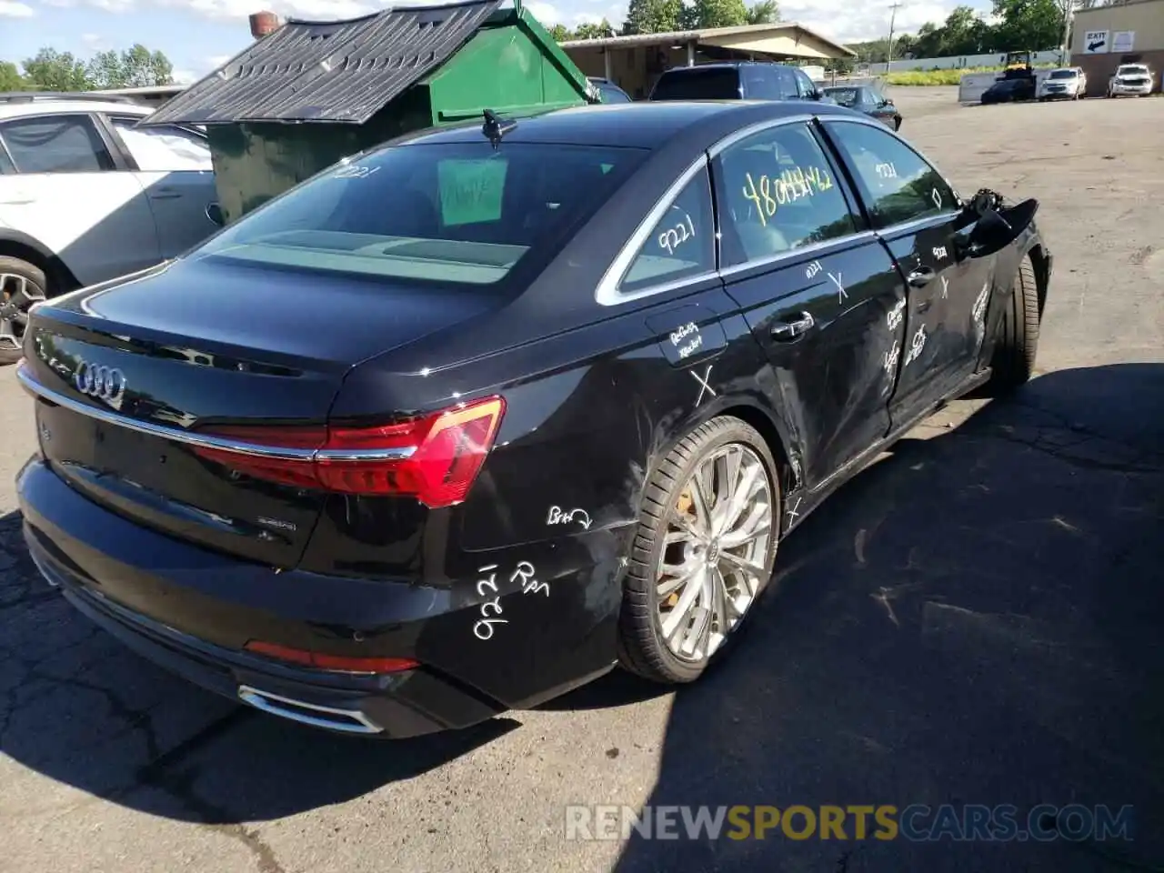 4 Photograph of a damaged car WAUM2AF29KN021510 AUDI A6 2019