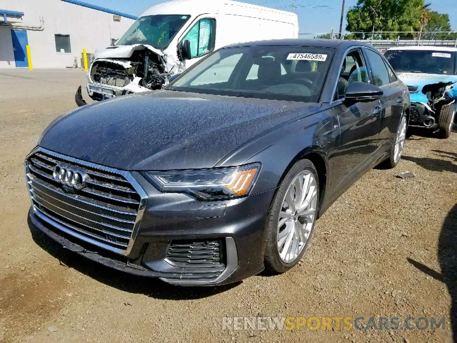 2 Photograph of a damaged car WAUM2AF29KN036038 AUDI A6 2019