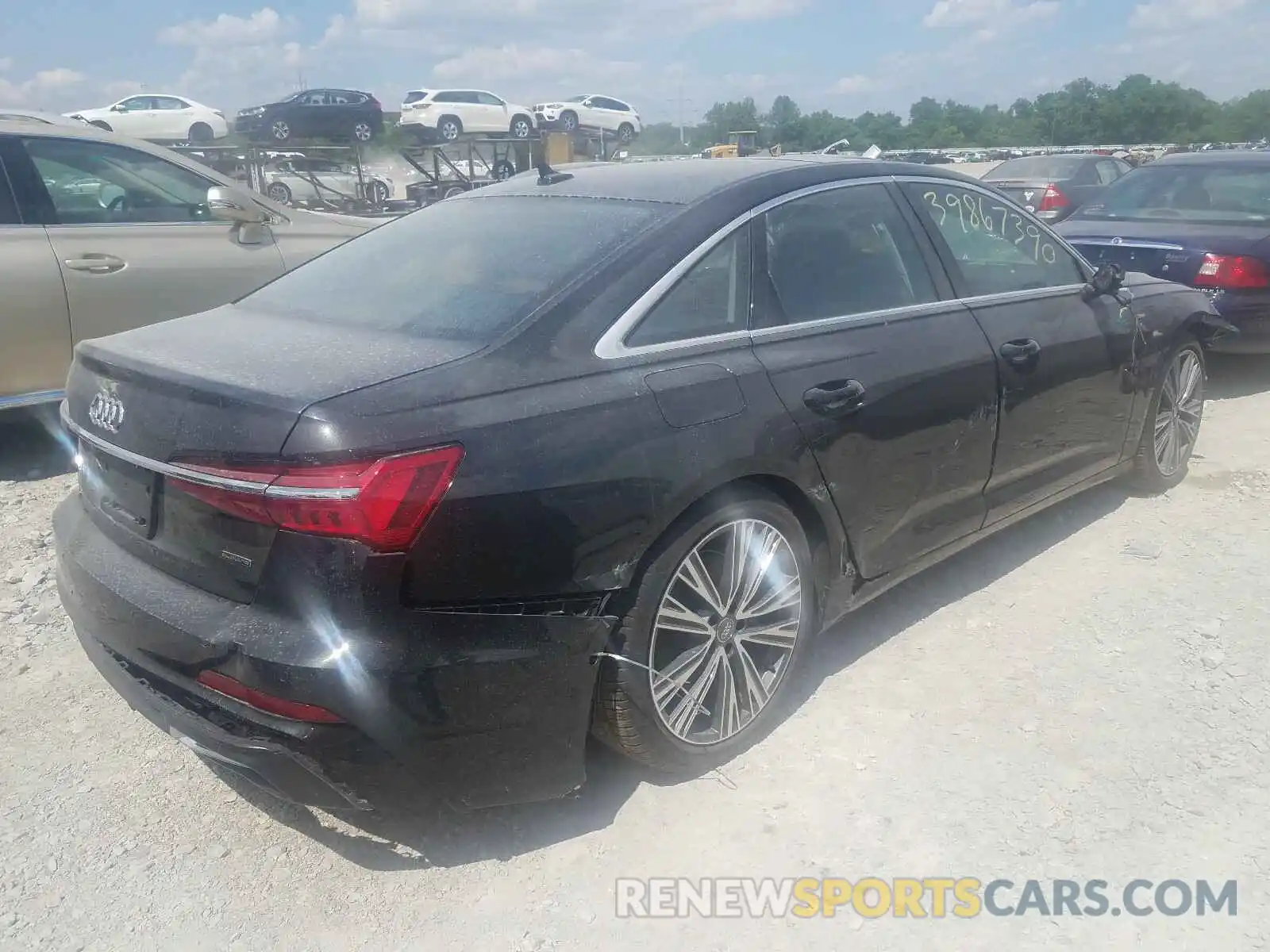 4 Фотография поврежденного автомобиля WAUM2AF29KN071971 AUDI A6 2019