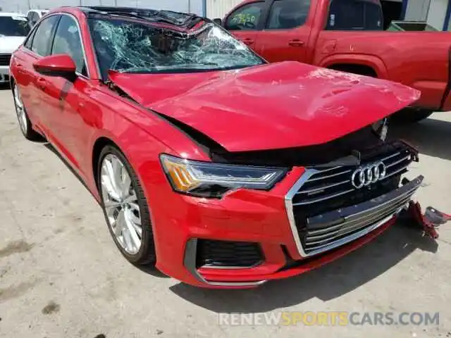 1 Photograph of a damaged car WAUM2BF27KN074518 AUDI A6 2019