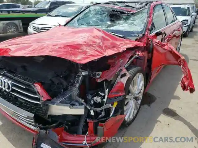 9 Photograph of a damaged car WAUM2BF27KN074518 AUDI A6 2019