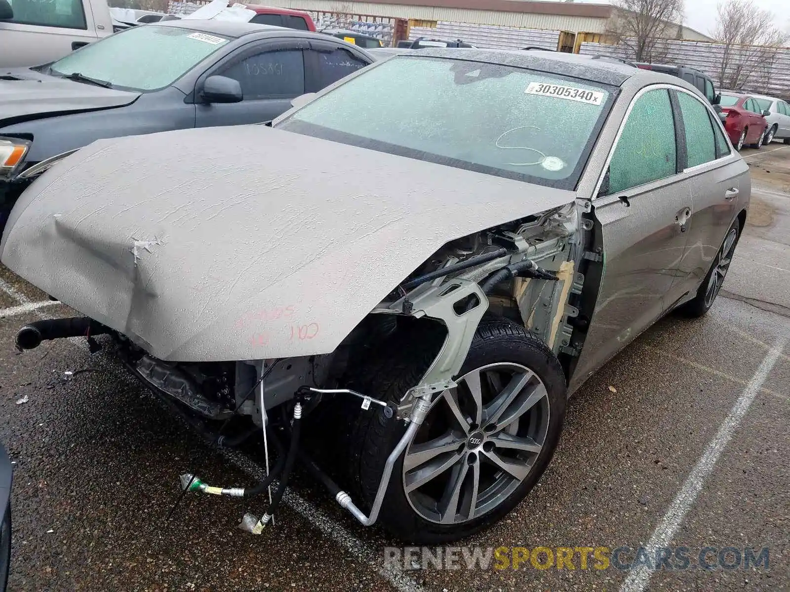 2 Photograph of a damaged car WAUM2BF29KN065075 AUDI A6 2019