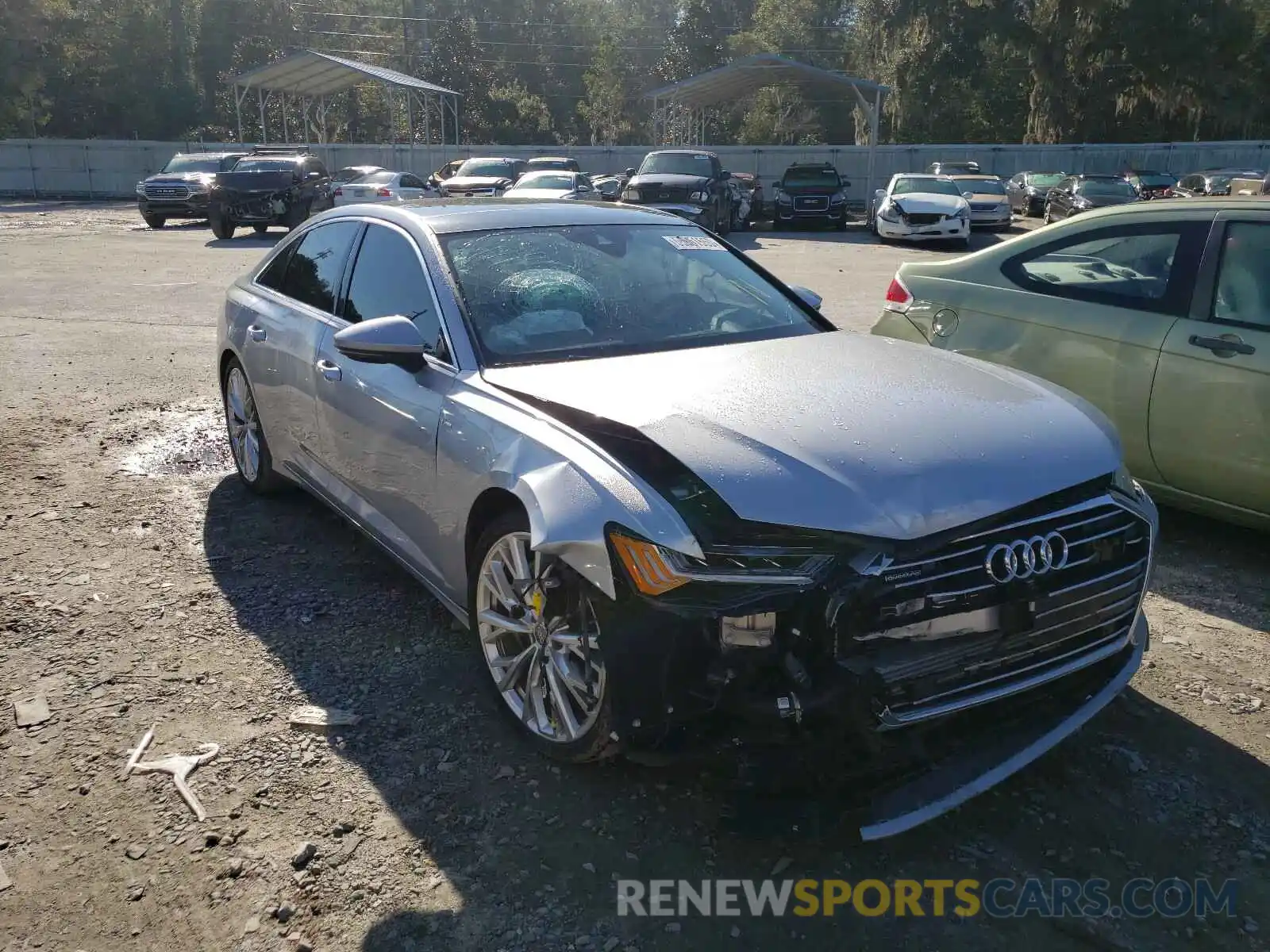 1 Photograph of a damaged car WAUM2BF2XKN066011 AUDI A6 2019