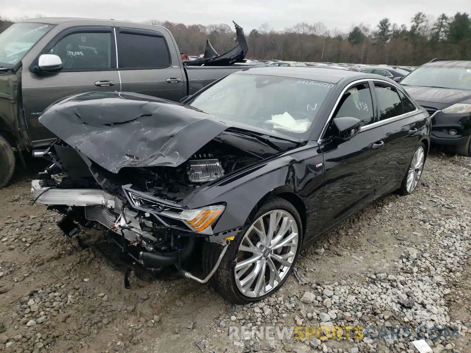 2 Photograph of a damaged car WAUM2BF2XKN103462 AUDI A6 2019