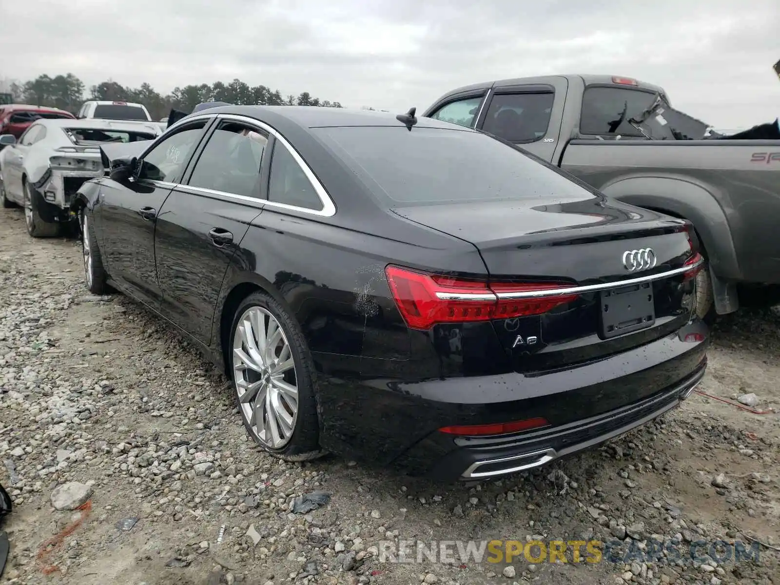 3 Фотография поврежденного автомобиля WAUM2BF2XKN103462 AUDI A6 2019