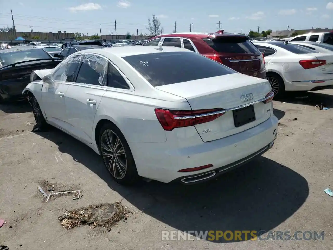 3 Фотография поврежденного автомобиля WAUD8AF21LN037815 AUDI A6 2020