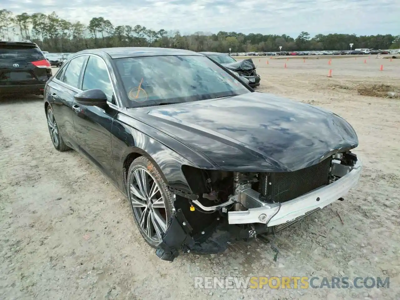 1 Photograph of a damaged car WAUD8AF27LN084296 AUDI A6 2020