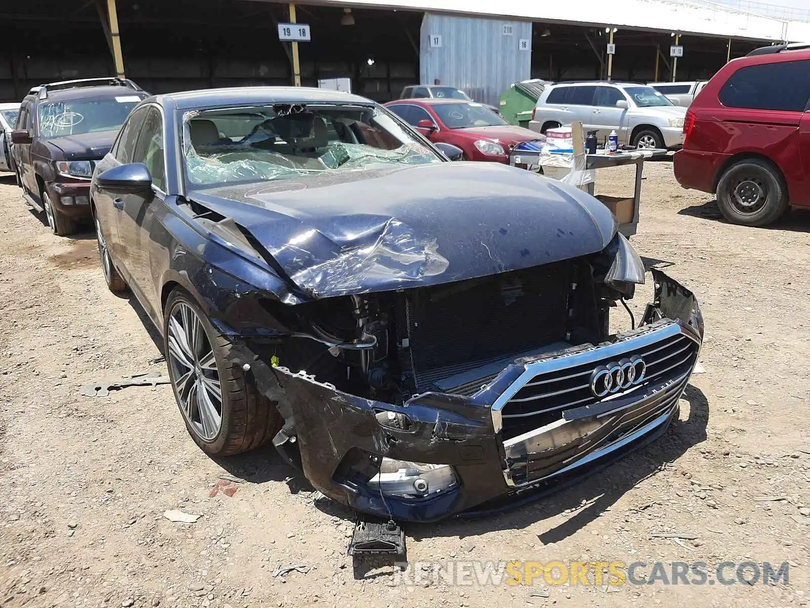 9 Photograph of a damaged car WAUD8AF29LN005131 AUDI A6 2020
