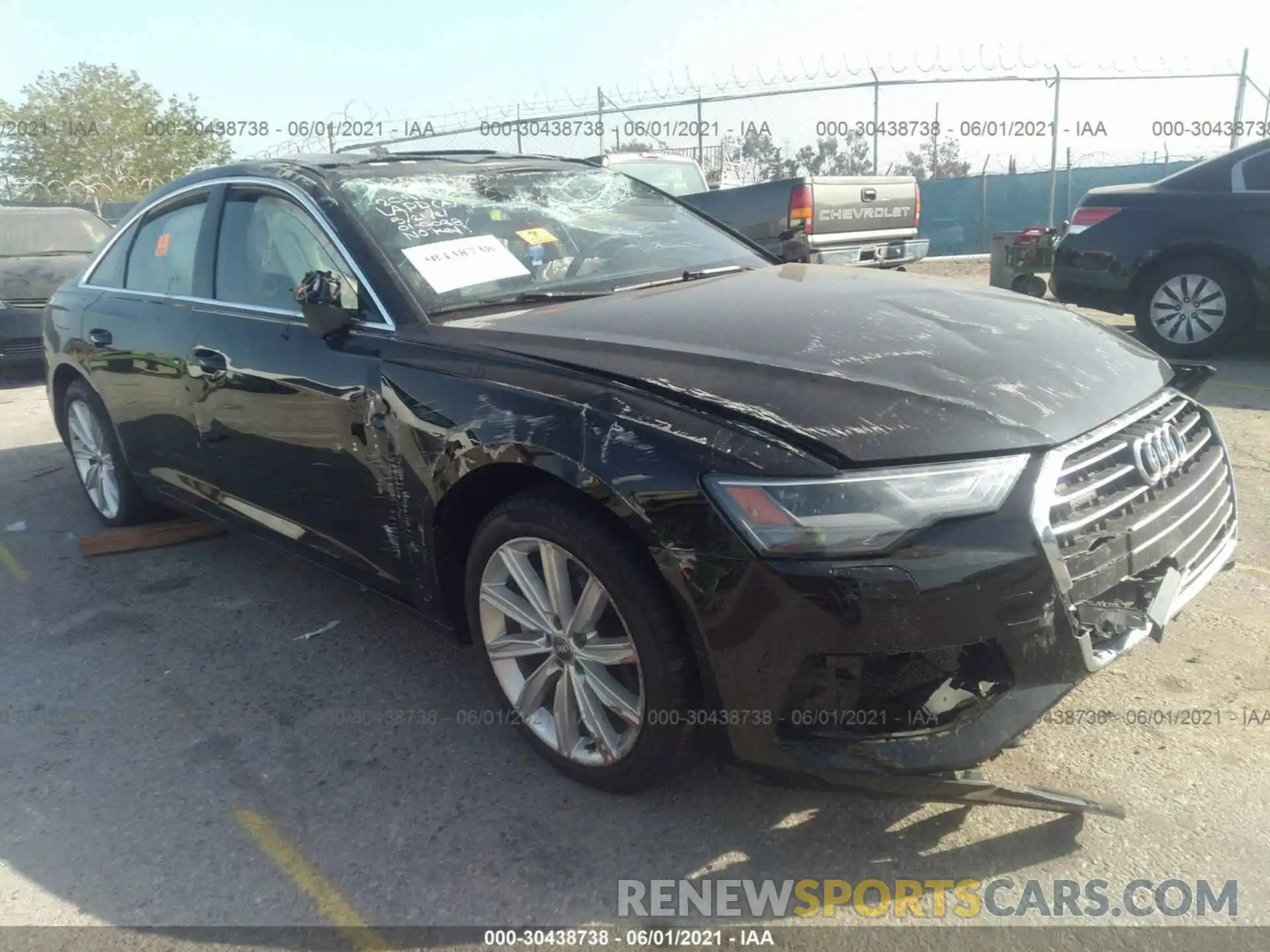 1 Photograph of a damaged car WAUD8AF2XLN052670 AUDI A6 2020