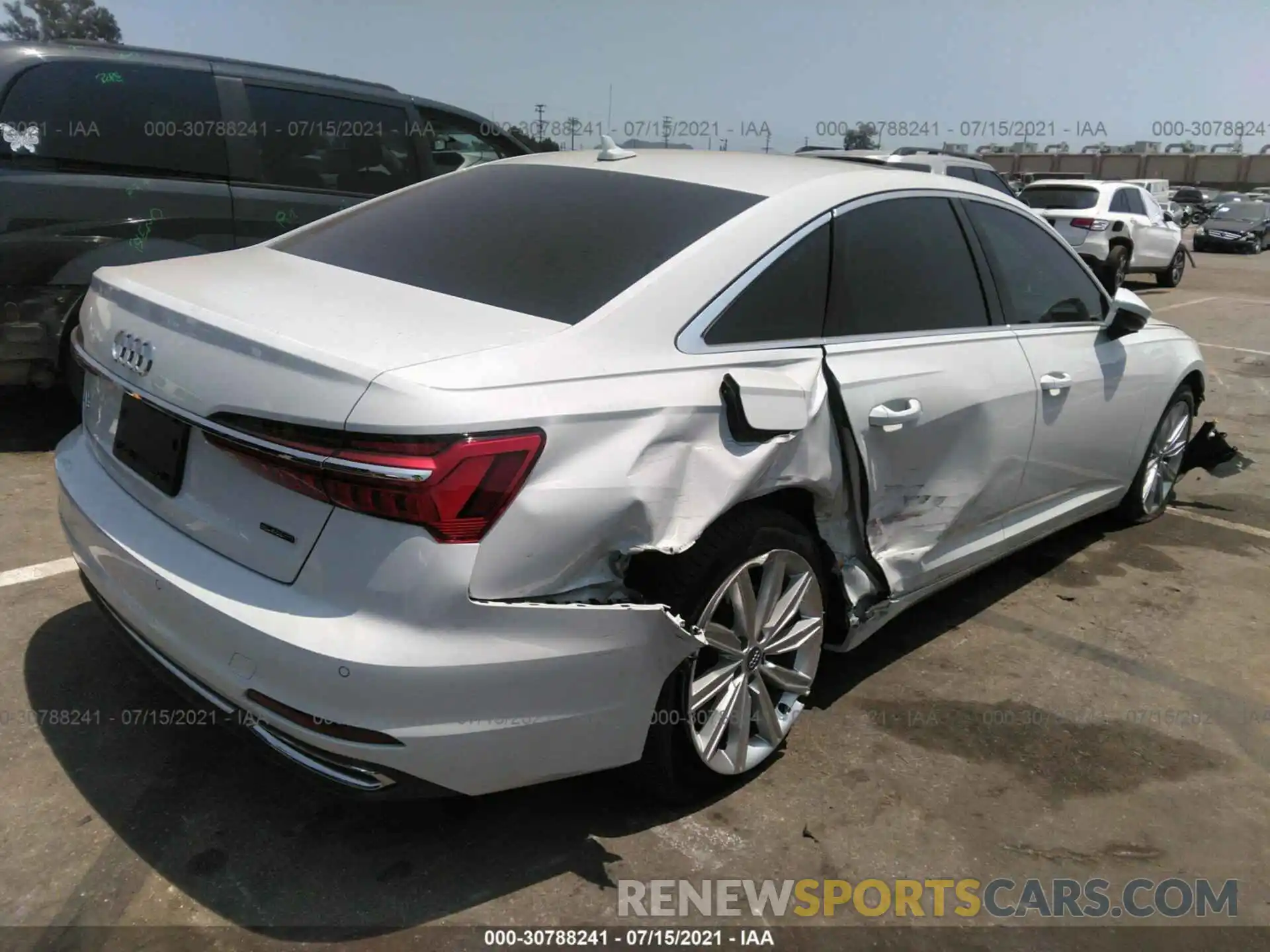 4 Photograph of a damaged car WAUD8AF2XLN086348 AUDI A6 2020