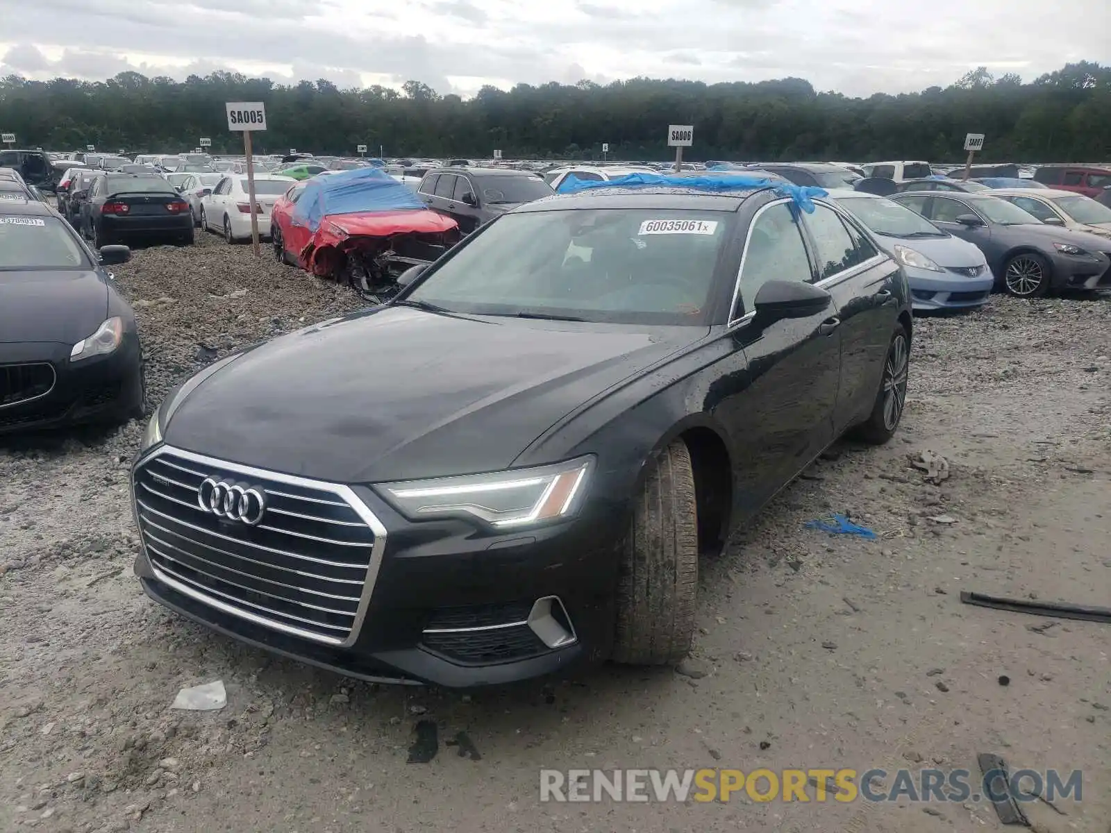 2 Photograph of a damaged car WAUE8AF20LN063813 AUDI A6 2020