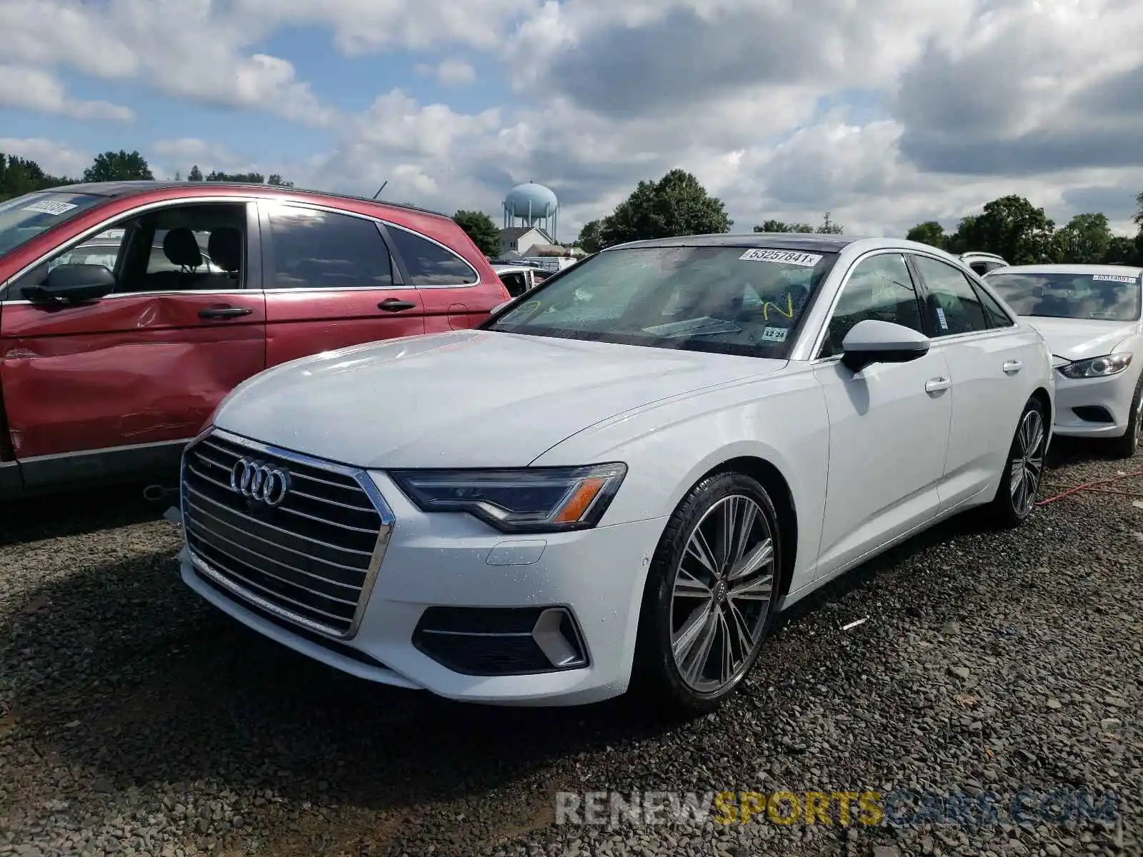 2 Photograph of a damaged car WAUE8AF23LN013147 AUDI A6 2020