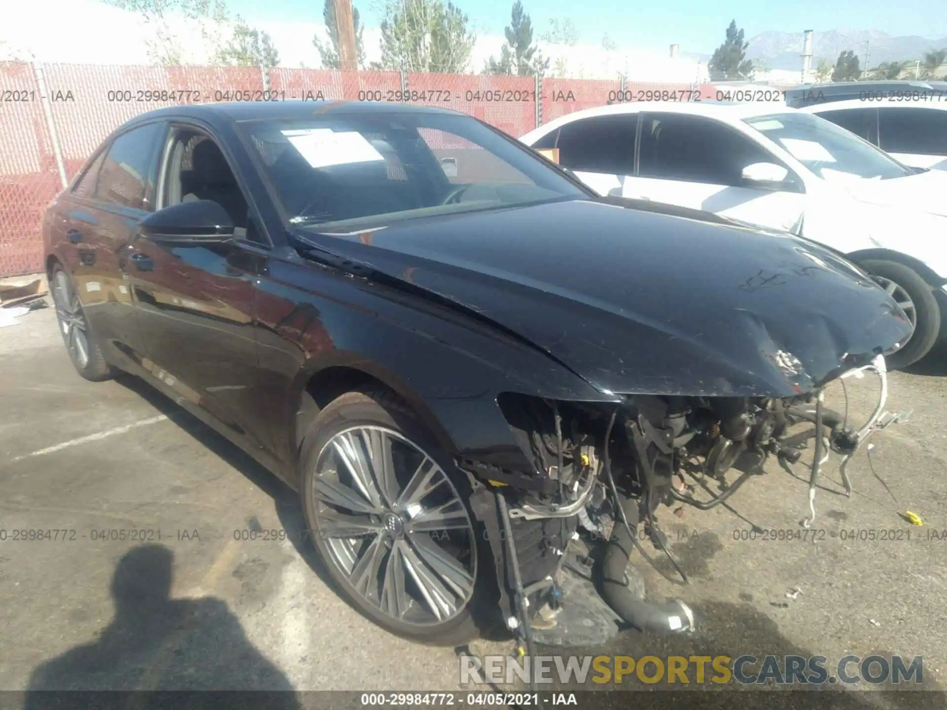 1 Photograph of a damaged car WAUE8AF25LN073138 AUDI A6 2020