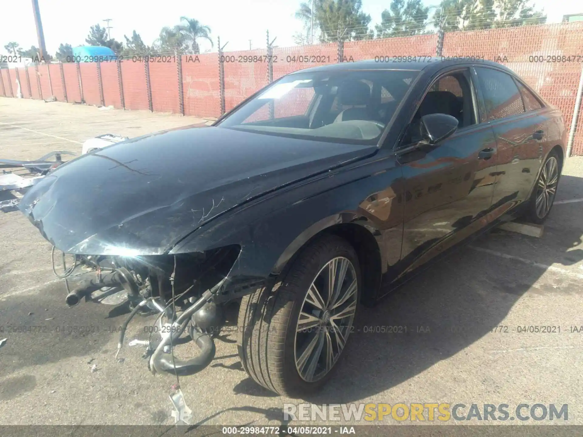 2 Photograph of a damaged car WAUE8AF25LN073138 AUDI A6 2020