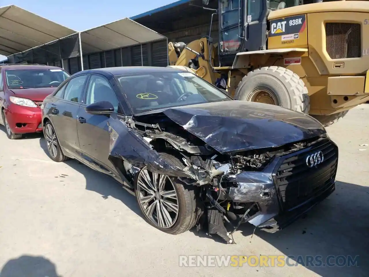 1 Photograph of a damaged car WAUE8AF26LN041685 AUDI A6 2020