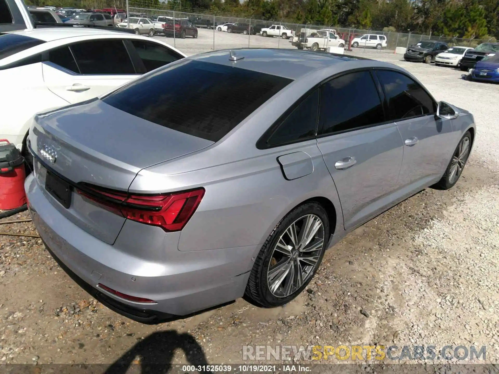 4 Photograph of a damaged car WAUE8AF26LN075447 AUDI A6 2020