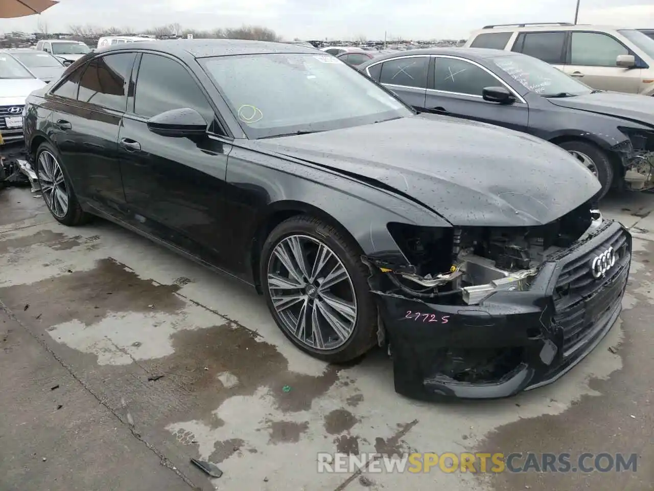 1 Photograph of a damaged car WAUE8AF27LN091852 AUDI A6 2020