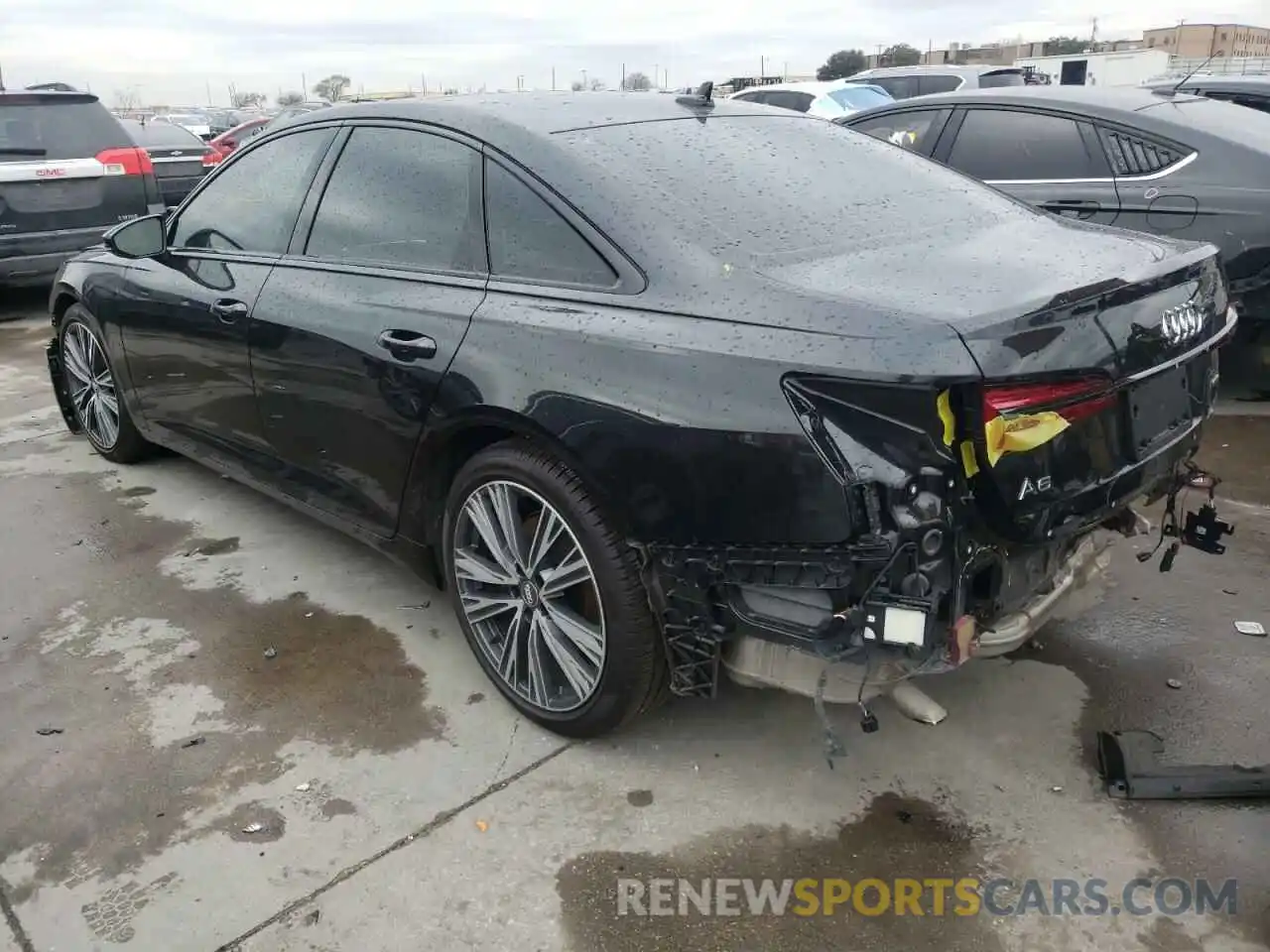 3 Photograph of a damaged car WAUE8AF27LN091852 AUDI A6 2020