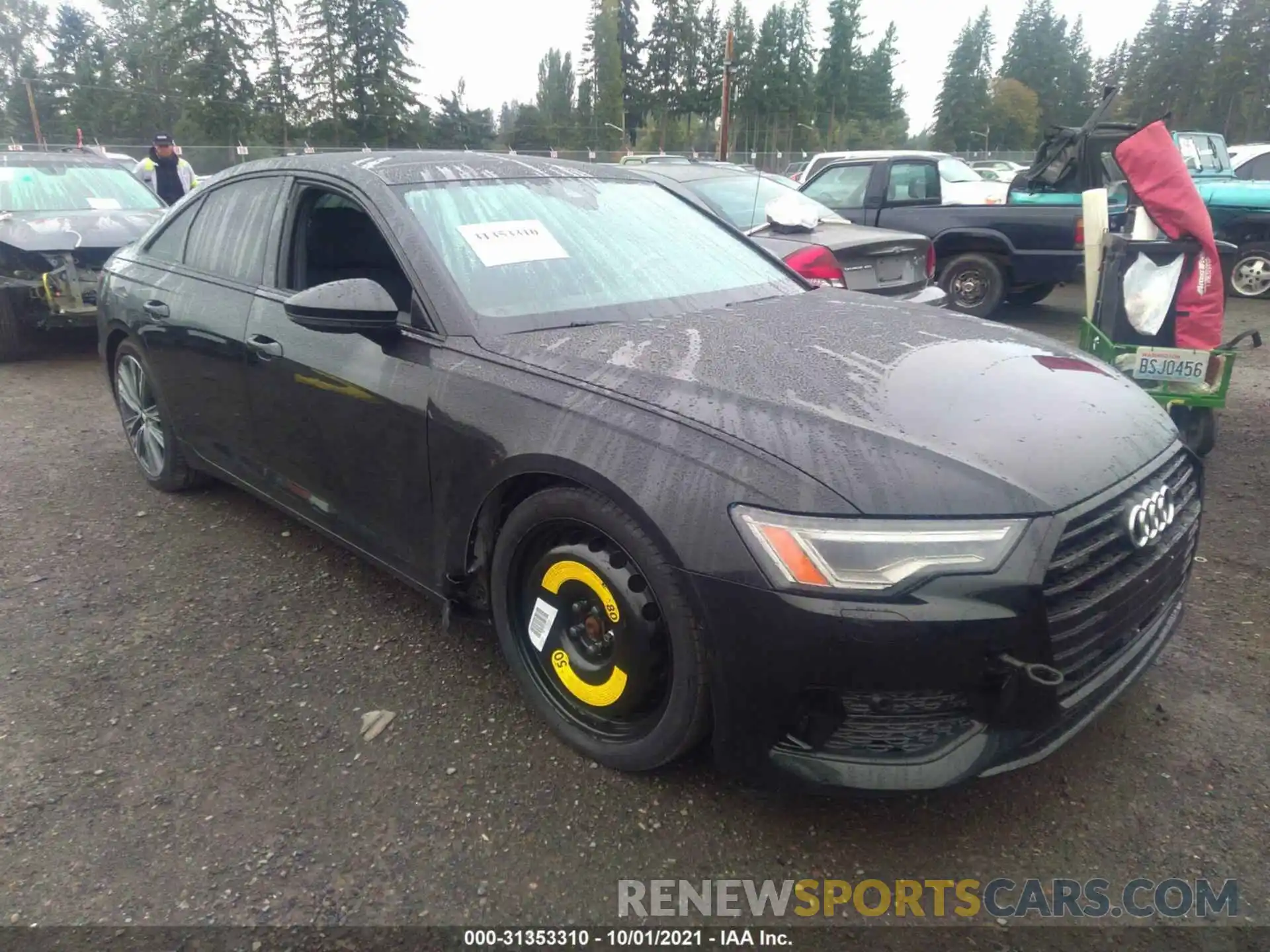 1 Photograph of a damaged car WAUE8AF28LN003472 AUDI A6 2020