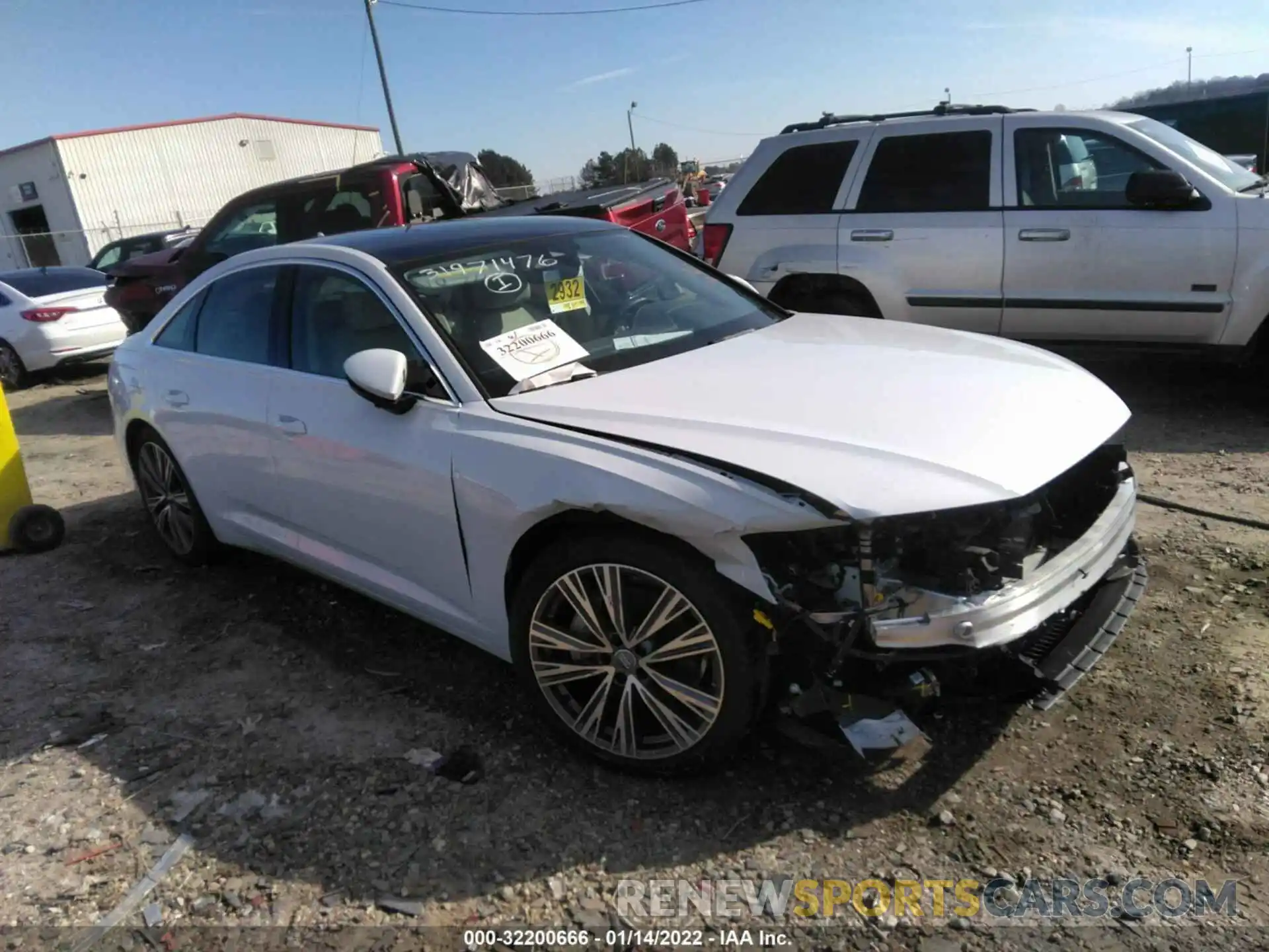 1 Photograph of a damaged car WAUE8AF28LN074901 AUDI A6 2020