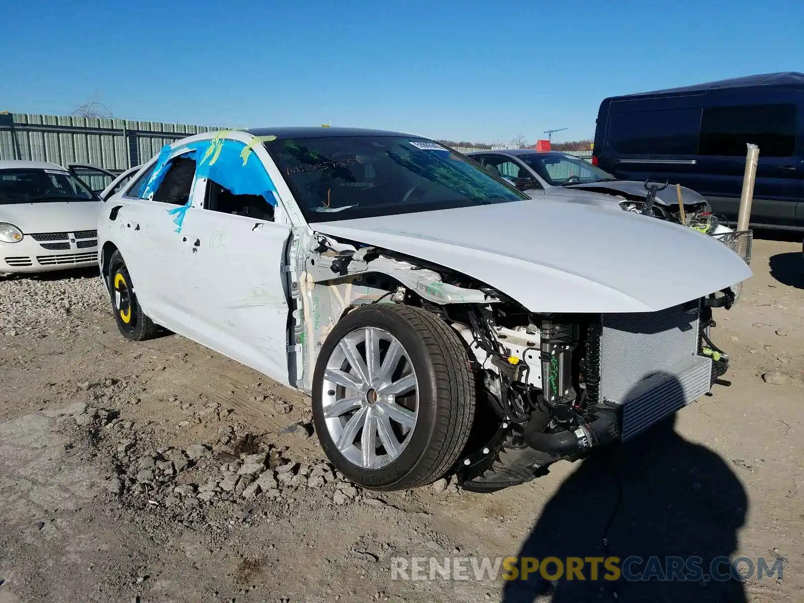 1 Photograph of a damaged car WAUE8BF2XLN057037 AUDI A6 2020