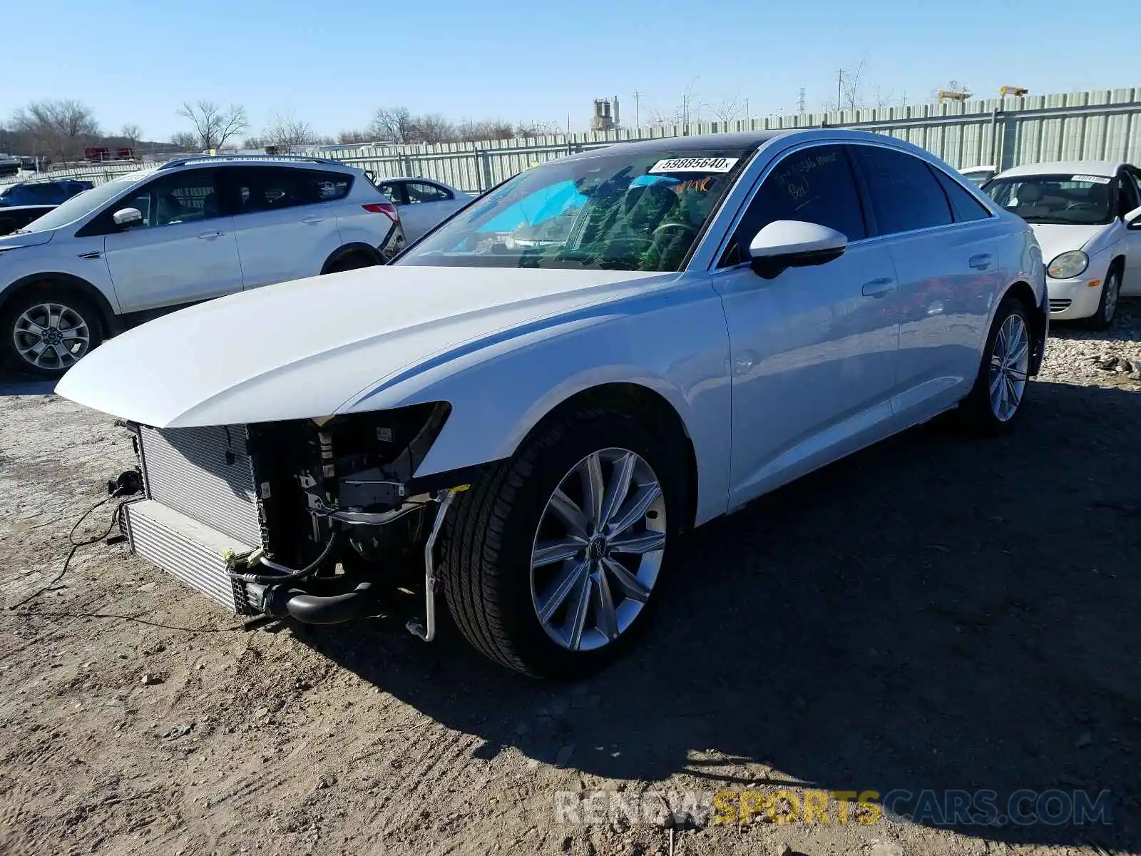 2 Photograph of a damaged car WAUE8BF2XLN057037 AUDI A6 2020