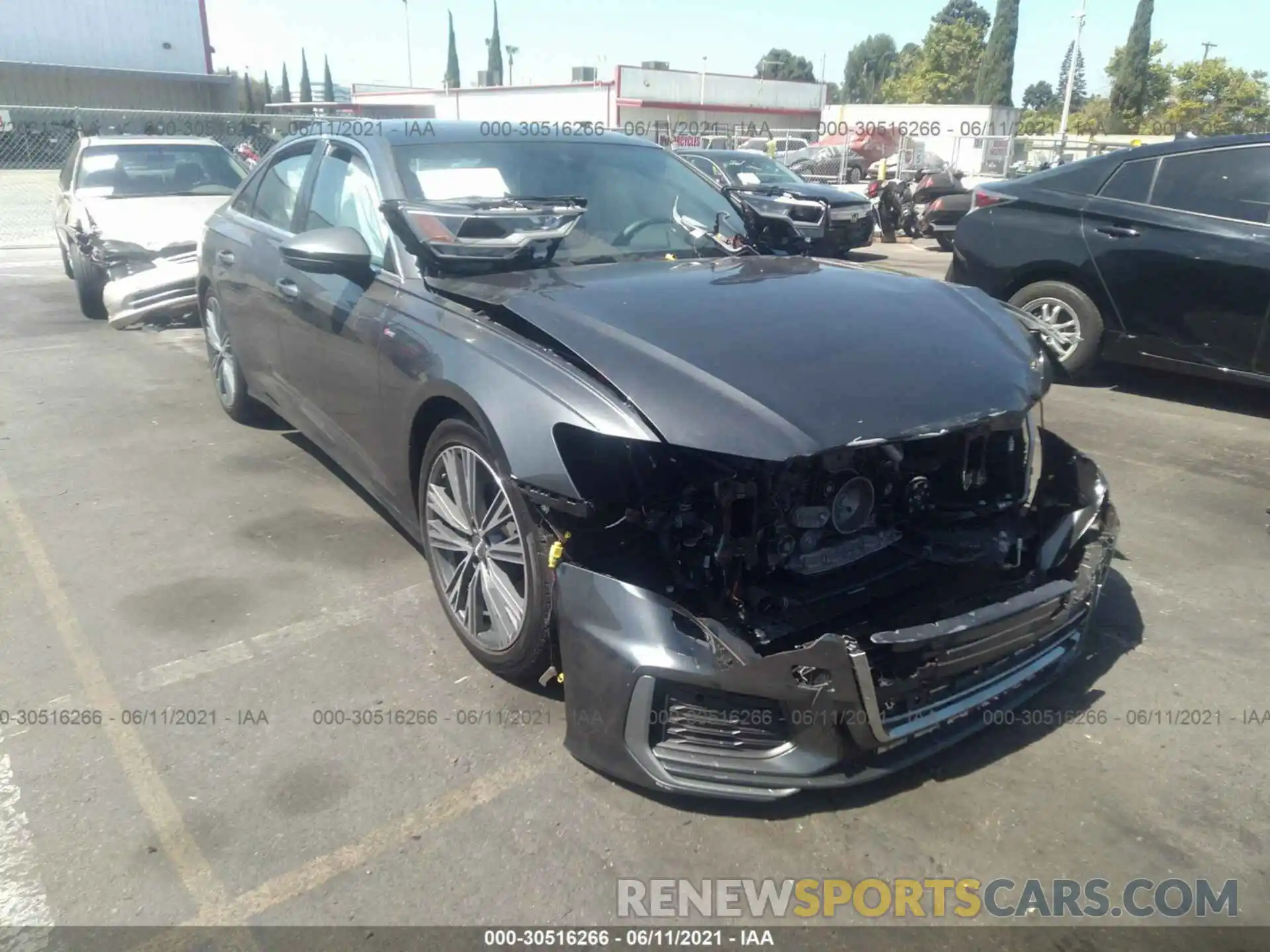 1 Photograph of a damaged car WAUK2AF25LN064895 AUDI A6 2020