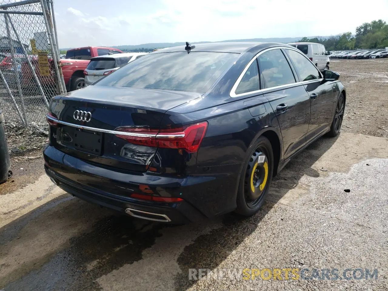 4 Photograph of a damaged car WAUL2AF21LN069063 AUDI A6 2020