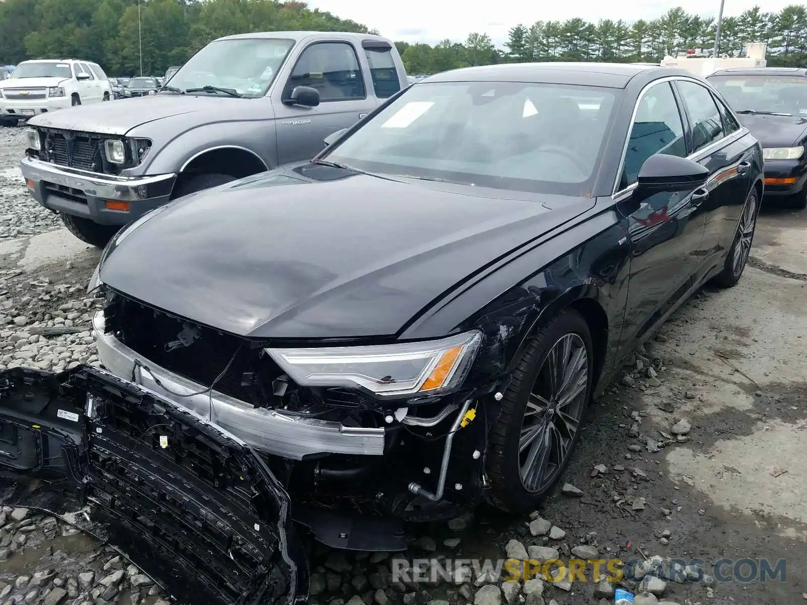 2 Photograph of a damaged car WAUL2AF21LN079124 AUDI A6 2020