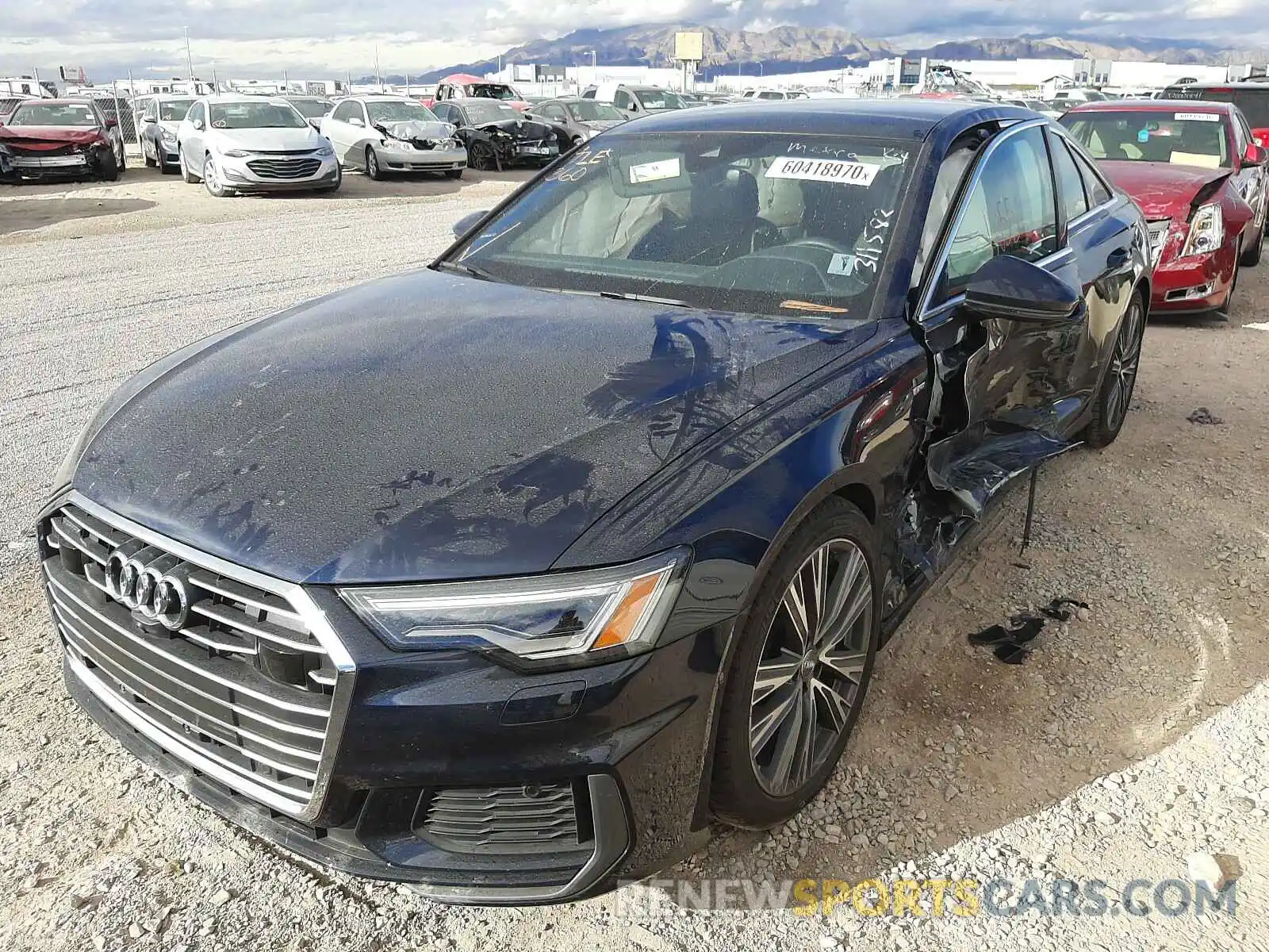 2 Photograph of a damaged car WAUL2AF23LN011858 AUDI A6 2020