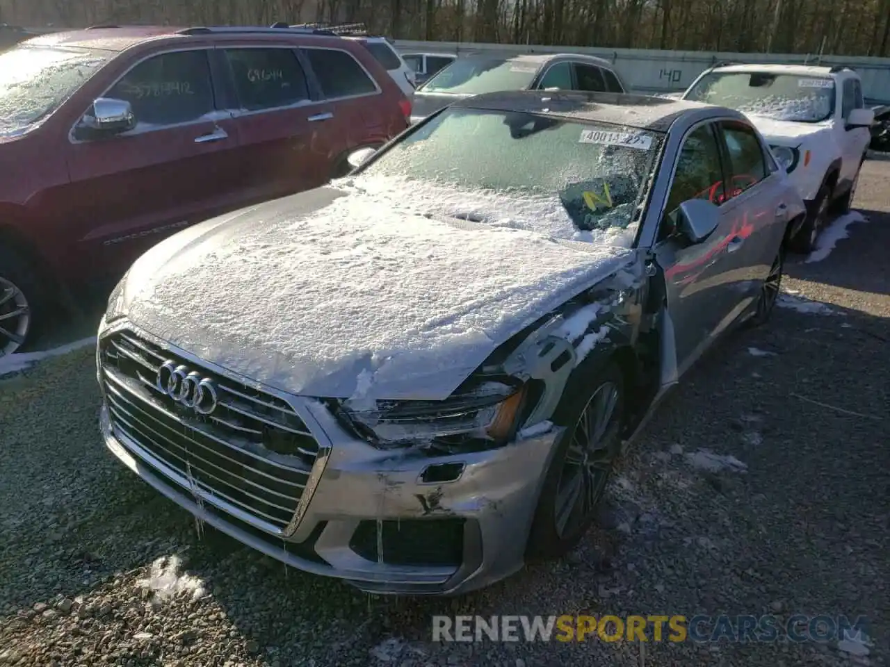 2 Photograph of a damaged car WAUM2AF27LN074093 AUDI A6 2020