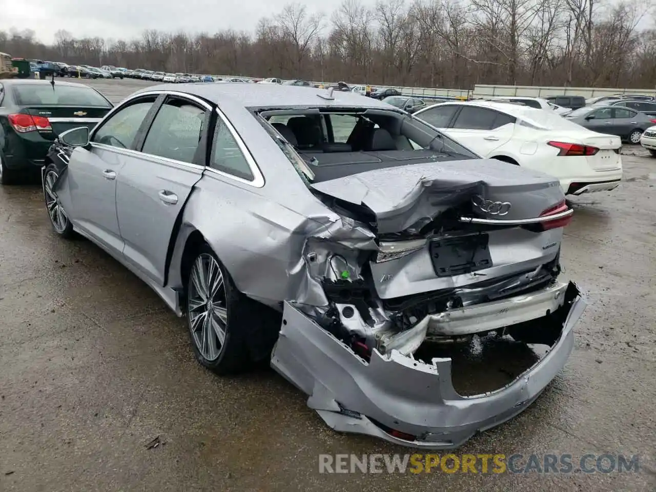 3 Photograph of a damaged car WAUM2AF27LN074093 AUDI A6 2020