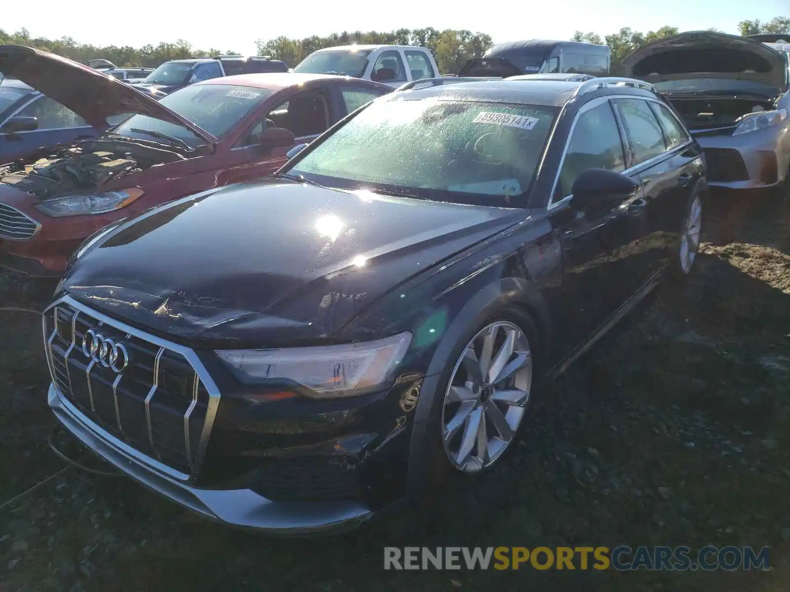 2 Photograph of a damaged car WAU72BF26MN023074 AUDI A6 2021