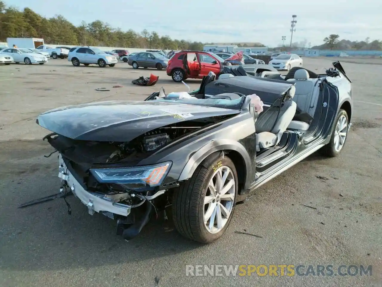 2 Photograph of a damaged car WAU92BF27MN103895 AUDI A6 2021