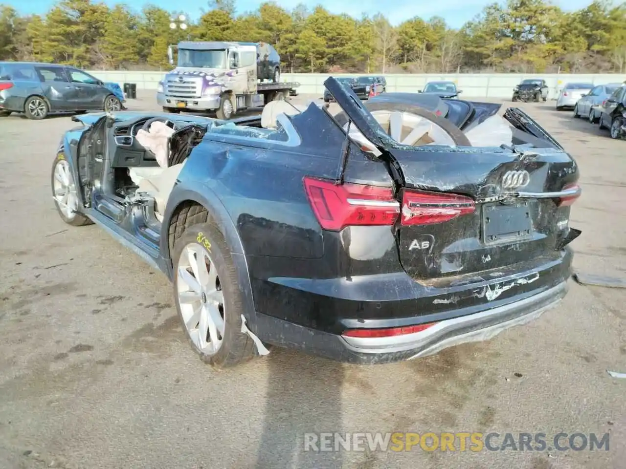 3 Photograph of a damaged car WAU92BF27MN103895 AUDI A6 2021