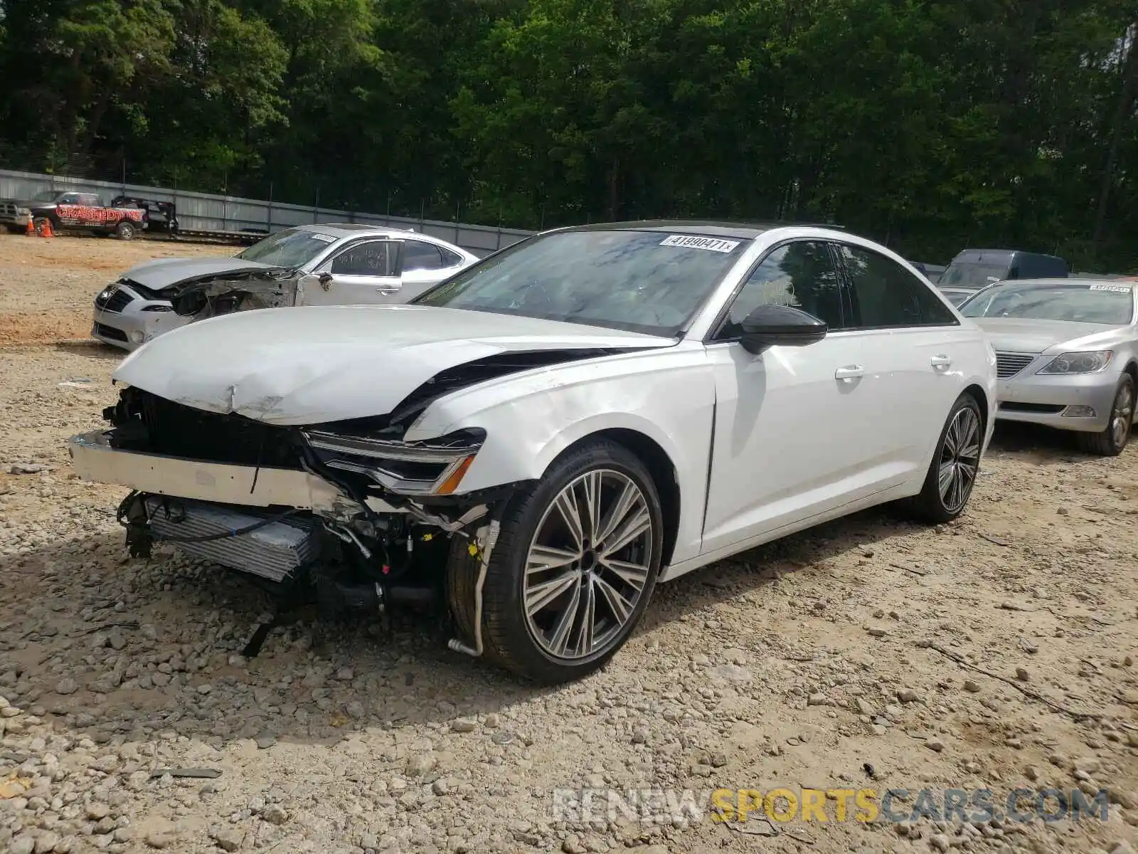 2 Photograph of a damaged car WAUE3AF23MN043653 AUDI A6 2021